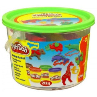 MASAS Y PLASTILINAS PLAY-DOH MINI CUBO DE ANIMALES