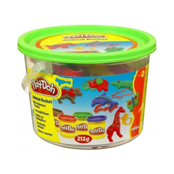 MASAS Y PLASTILINAS PLAY-DOH MINI CUBO DE ANIMALES