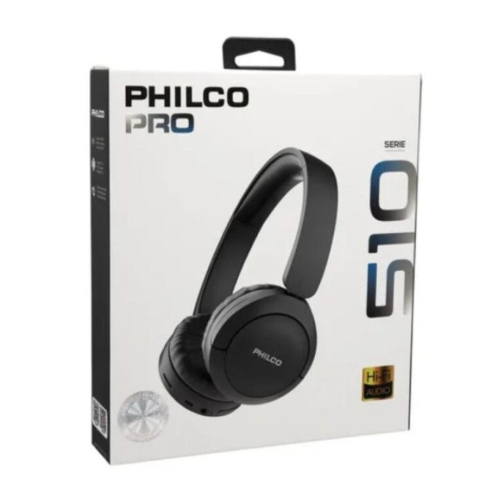 Audífono Bluetooth Philco El510 Negro