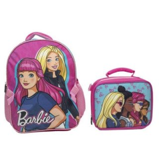 SET MOCHILA C/LONCHERA BARBIE