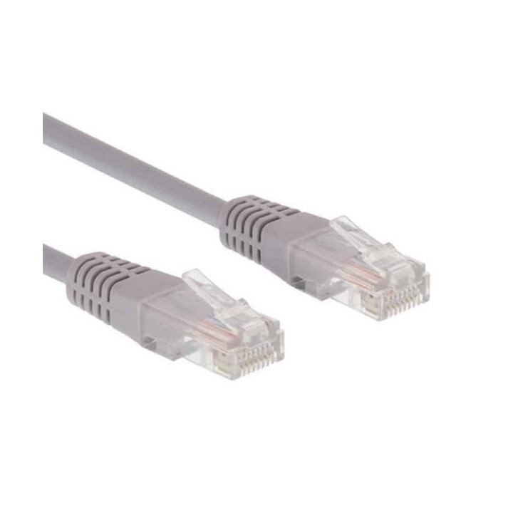 Cable de Red Ulink Categoría 6, Gris, 20MTS