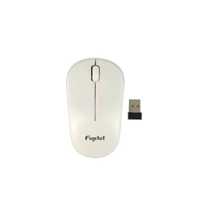 Mouse Inalámbrico Fujitel 3 Botones Dpi 1200 blanco