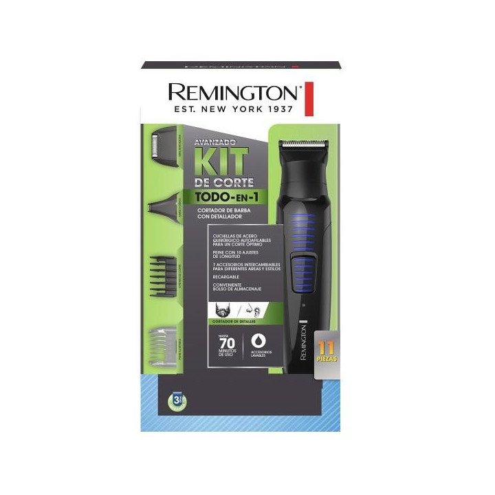 Cortadora Personal Remington Recargable Kit Todo en 1