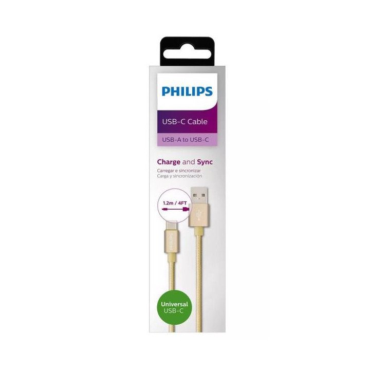 Cable Philips Dlc2528g Usb A Usb-C Trenzado