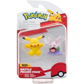 Pokemon Juego de figuras de batalla articuladas (Pikachu y Goomy)