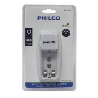 CARGADOR PILA PHILCO AA/AAA/BATERIA 9V MOD 9580