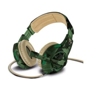 AUDÍFONOS GAMER GXT RADIUS JUNGLE CAMO TRUST