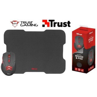 MOUSE Y PADMOUSE GAMER ALÁMBRICO USB TRUST