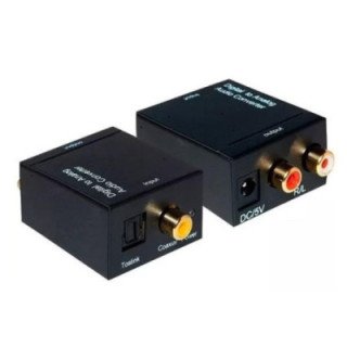CONVERSOR DE AUDIO DIGITAL TOSLINK Y COAXIAL A RCA TEKNITEK®
