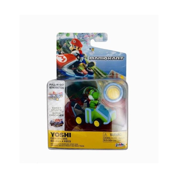World of Nintendo Coin Racers Mario Kart 7 YOSHI & STUNT COIN NEW SEALED