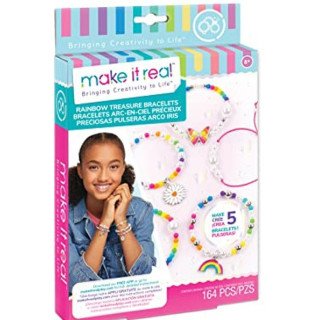 Kit para hacer pulseras Make It Real Rainbow Treasure