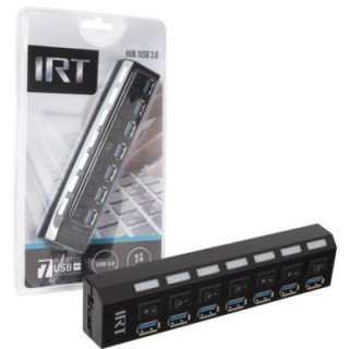 Hub 3.0 7 Usb Hi-Speed 480mbps Con Interruptores Irt