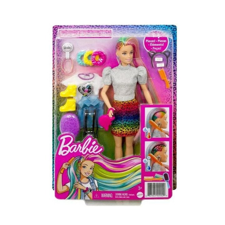 Barbie Pelo Arcoiris Muñeca