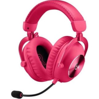 Logitech PRO X 2 LIGHTSPEED Wireless Gaming Headset for PC, PS5, PS4, Nintendo Switch Magenta