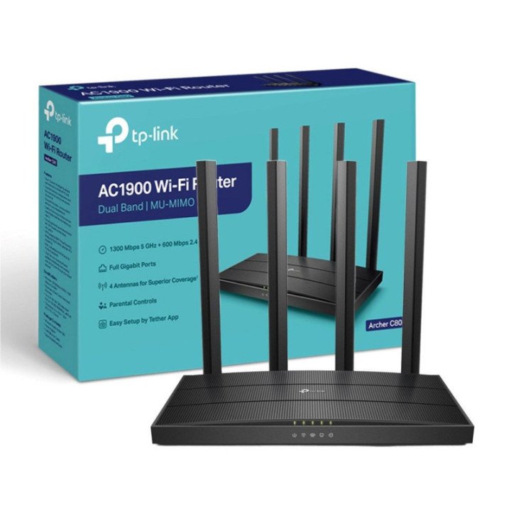 Routers / TP-LINK WI-FI 5 ROUTER AC1900 ARCHER C80