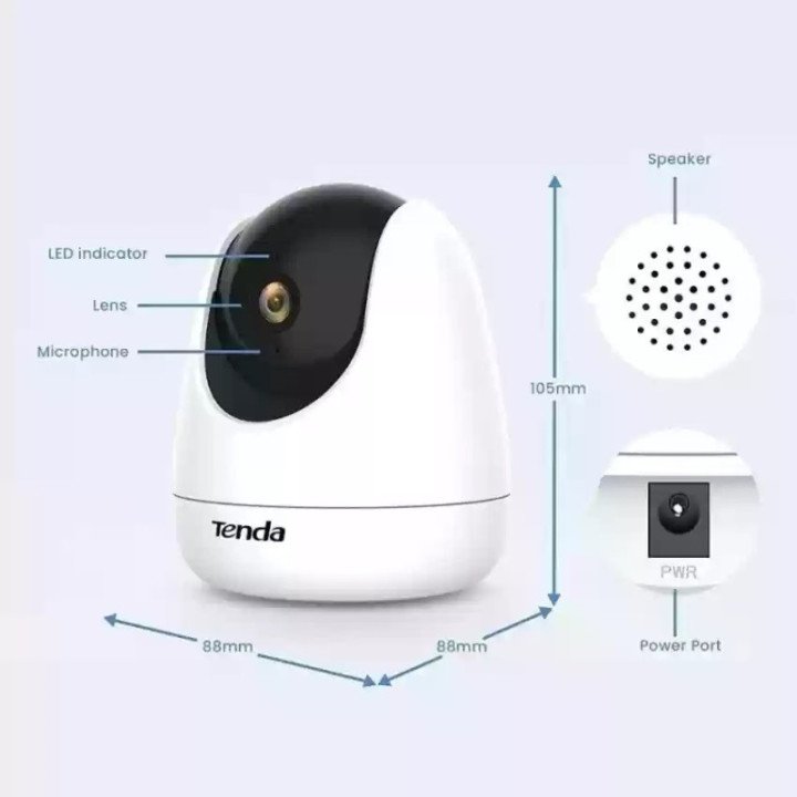 CAMERA IP SURVEILLANCE 1080P CP3