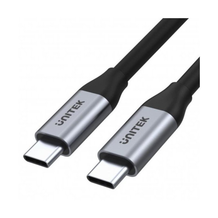 Unitek Cable USB Tipo-C a USB Tipo-C 2m 5Gbps 4K 60Hz 20V/2A