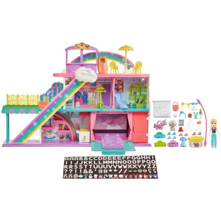 Set De Juego Centro Comercial Dulces Sorpresas Polly Pocket