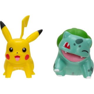 PACK 2 FIGURAS BULBASAUR & PIKACHU