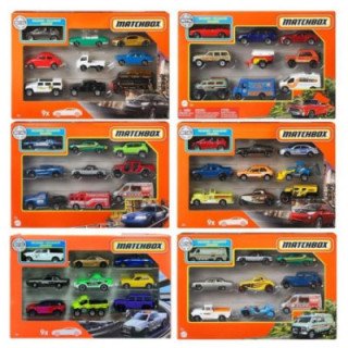 Matchbox Paquete De 9 Autos Basicos