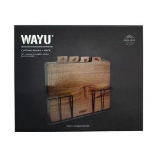 SET 4 TABLAS CON RACK WAYU