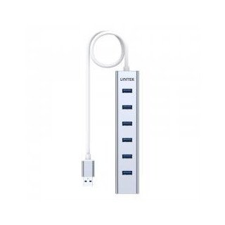 HUB USB 3.0 ENERGIZADA 7 PUERTOS UNITEK® ALUMINIO