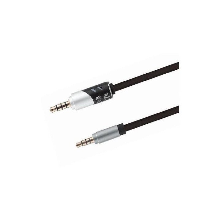 Cable Audio Aux 3.5mm Plug 3.5mm 1,5m Bestlink Conector 180°