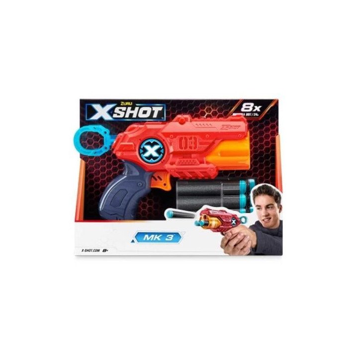 X-SHOT LANZADOR MK3 CON 8 DARDOS