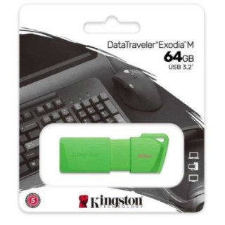 PENDRIVE KINGSTON EXODIA M 64GB VERDE