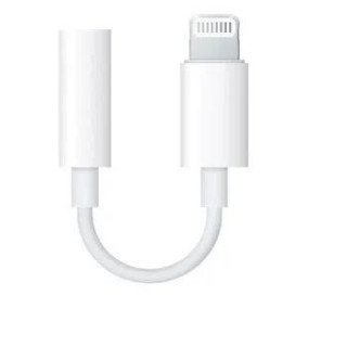 Adaptador Apple Lightning a jack 3.5mm para audífonos