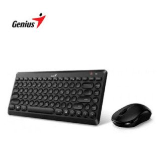 Kit Teclado y Mouse Genius Stylish Wireless Keyboard LuxeMate Q8000
