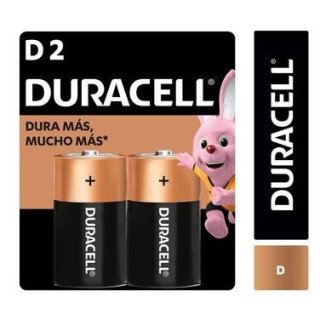 Duracell Pilas Alcalinas D de Larga Duración - Pack de 2 Unidades