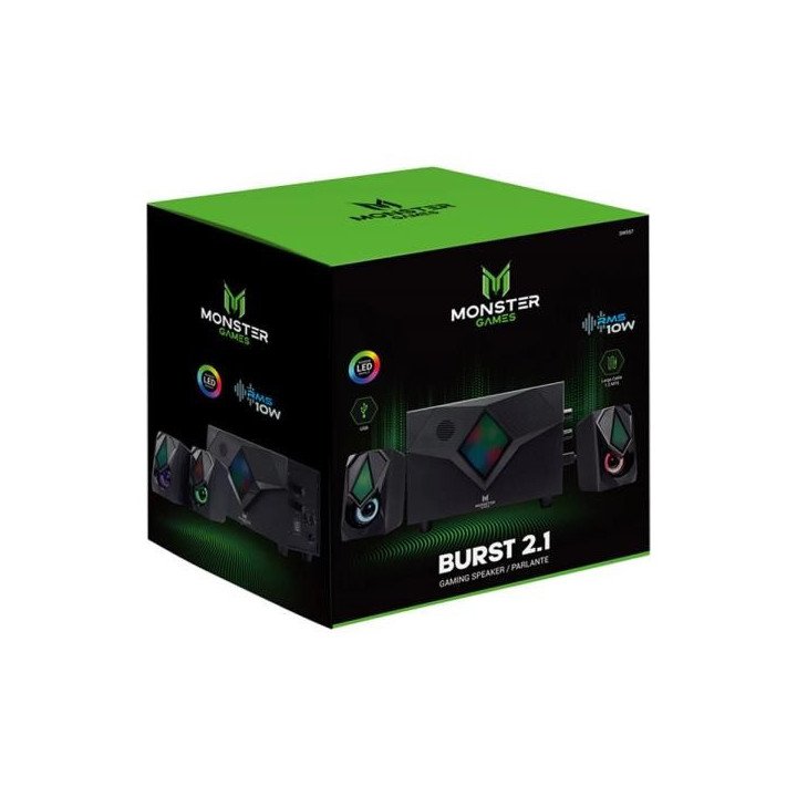 SUBWOOFER MONSTER GAMES BURST 2.1