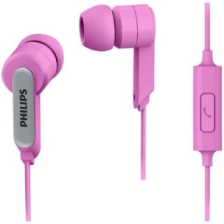 AURICULAR PHILIPS IN-EAR CON MICROFONO - ROSA