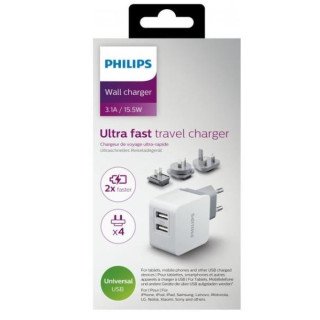 Philips DLP2220/10 Interior Blanco - Cargador (Interior