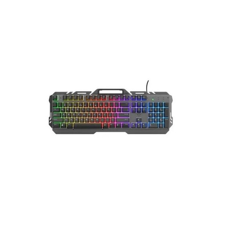 TECLADO METÁLICO PARA GAMING CON LED EFECTO ARCO IRIS
GXT 853 ESCA