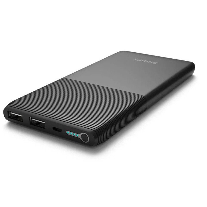 Powerbank Philips DLP9001N/B de 10000 mAh color negro