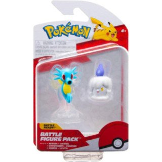 Pokemon Figura de batalla Horsea & Litwick