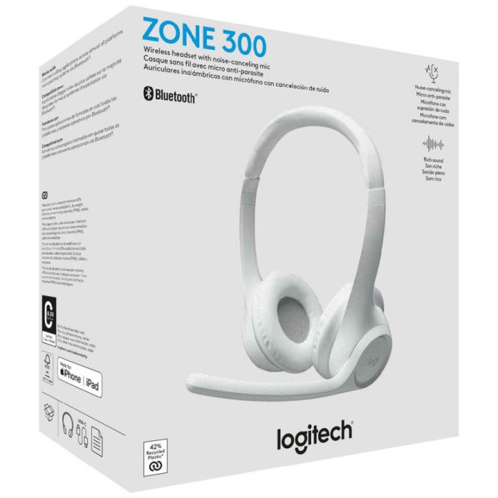 Logitech Zone 300 -  blanco