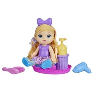 BABY ALIVE SUDSY STYLING DOLL, 12-INCH TOY FOR KIDS AGES 3 AND UP, INCLUDES BABY DOLL SALON CHAIR