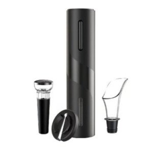 Set de Saca Corcho Electrico Para Vino 4 en 1
