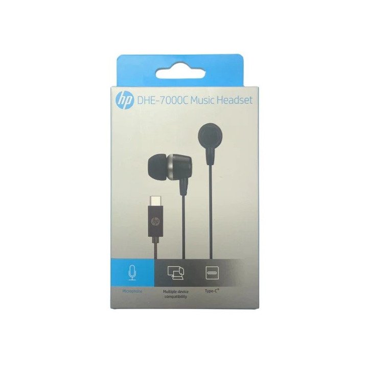 AUDIFONOS TIPO C NEGRO HP DHE-7000C