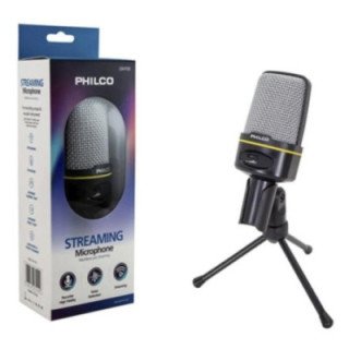 Micrófono condensador gamer Philco GM100 Streaming Podcast