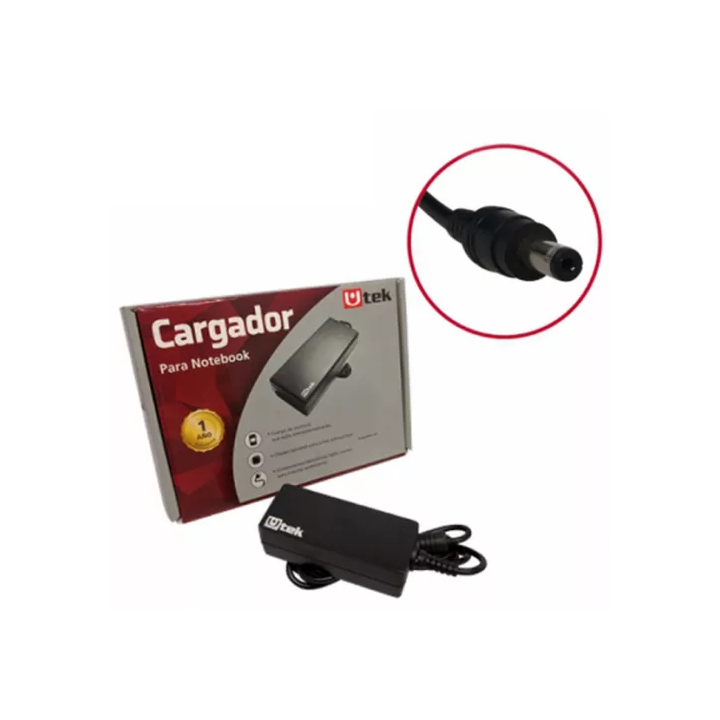 Cargador Alternativo Utek Toshiba Ut-th65 19v 3,42a 65w Punta 5,5*2,5