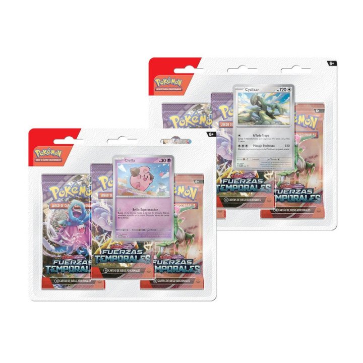 Pokémon — Escarlata y Púrpura: Fuerzas Temporales - 3-Pack Blister en Español