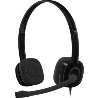 Audífonos con Micrófono H151 Logitech, Alámbrico, 3.5mm, Negro