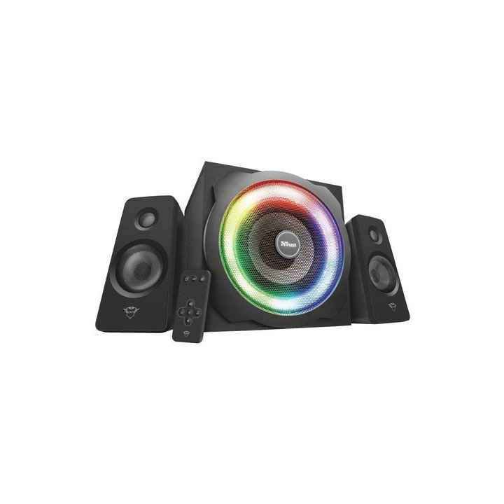 Juego De Parlantes 2.1 Trust Gxt 629 Tytan Iluminación Rgb