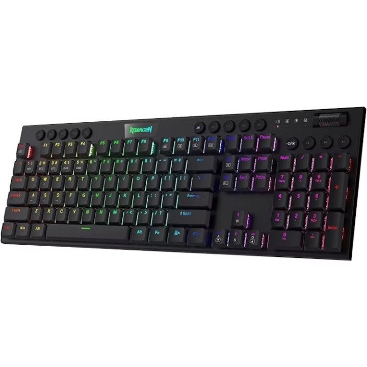TECLADO MECÁNICO REDRAGON K618 HORUS, RGB, BLUETOOTH/2.4GHZ
