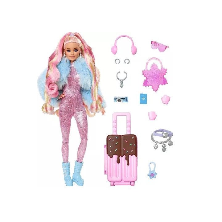 Barbie Extra Fly Muñeca Look De Inverno C/ Accesorios