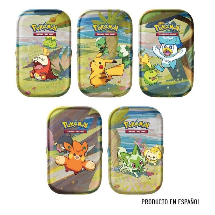 MINI LATA CARTAS COLECC. POKEMON